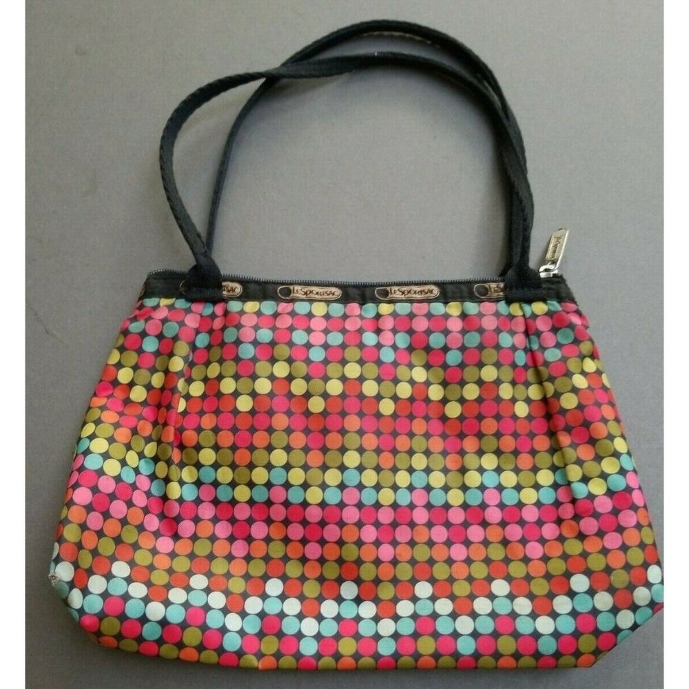 Le Sportsac Polka Dot Purse Bag-
